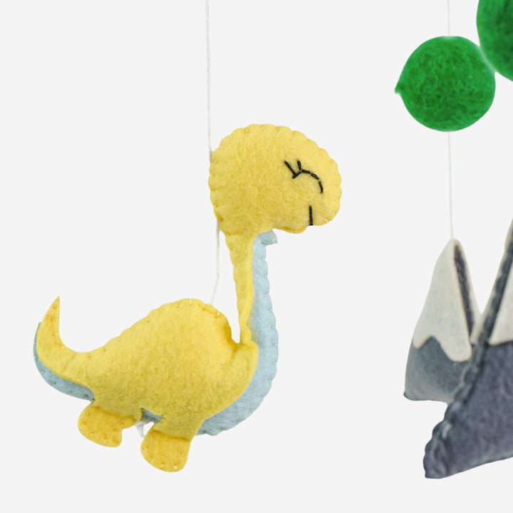 Babble Wrap Cot / Crib Mobile - Jurassic Journey