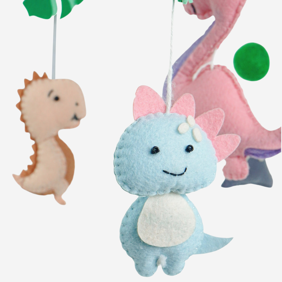 Babble Wrap Cot / Crib Mobile - Jurassic Journey