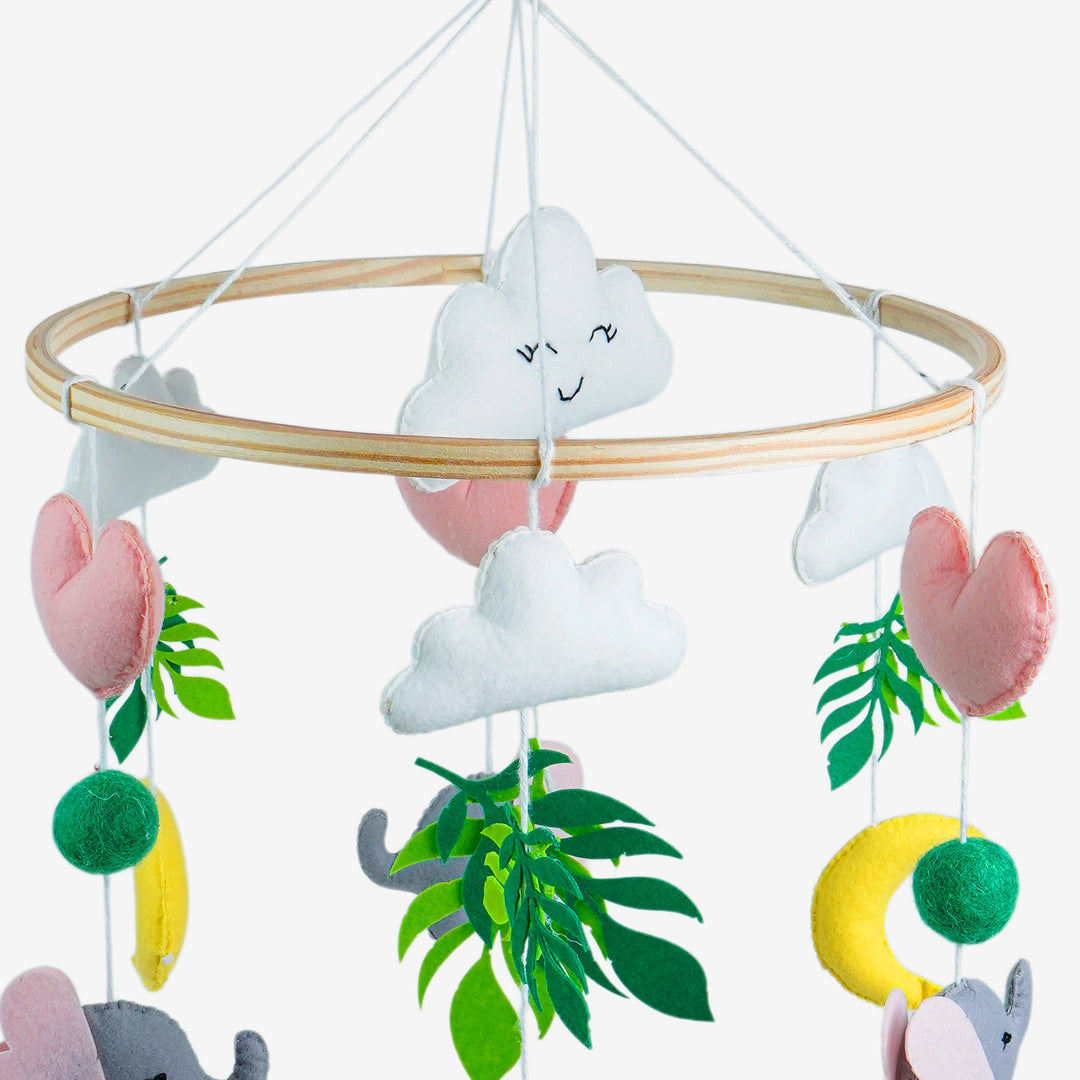 Babble Wrap Cot / Crib Mobile - Tiny Trunk