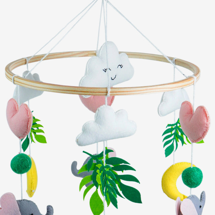 Babble Wrap Cot / Crib Mobile - Tiny Trunk