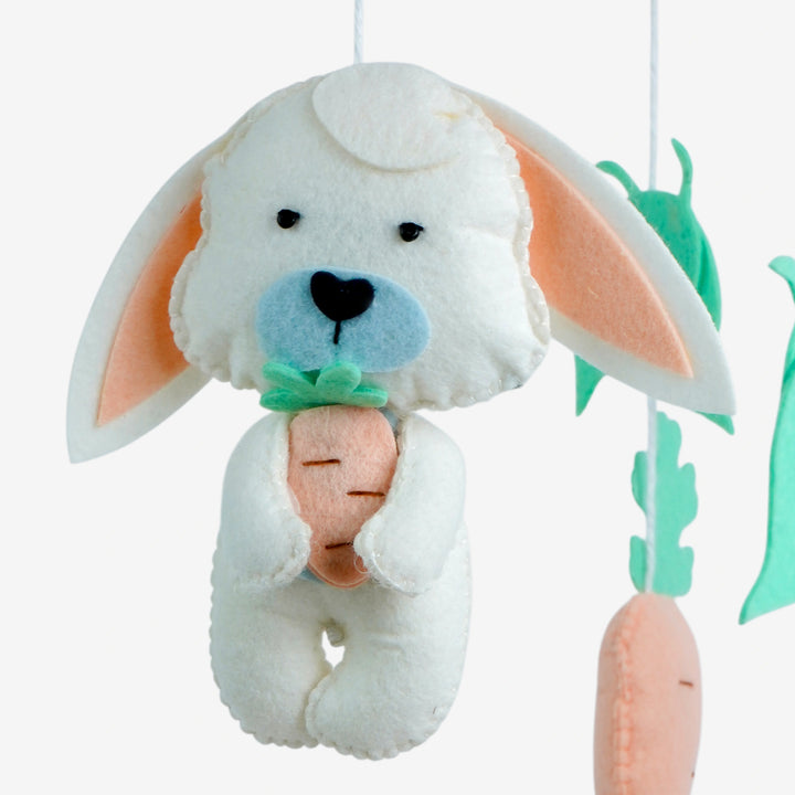 Babble Wrap Cot / Crib Mobile - Bunny Wonderland