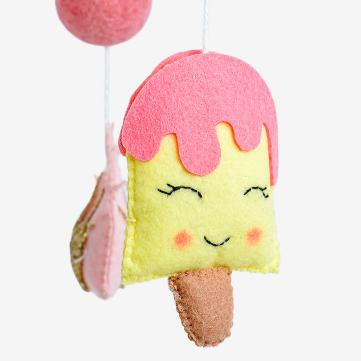 Babble Wrap Cot / Crib Mobile - Whimsical Unicorn