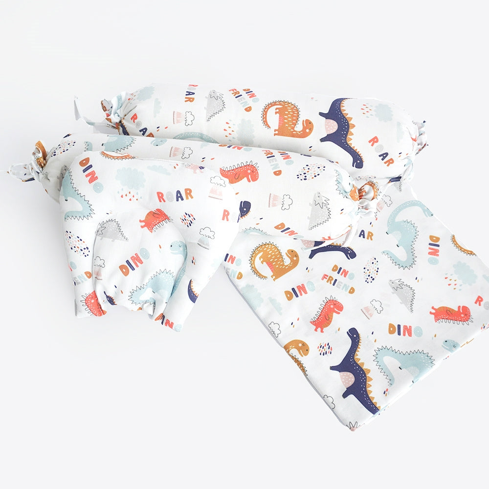 Dino Friend - Cot Bedsheet Set