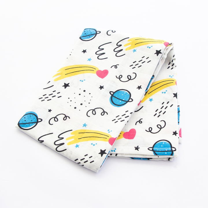 Doodle Space - Organic Luxury Swaddle