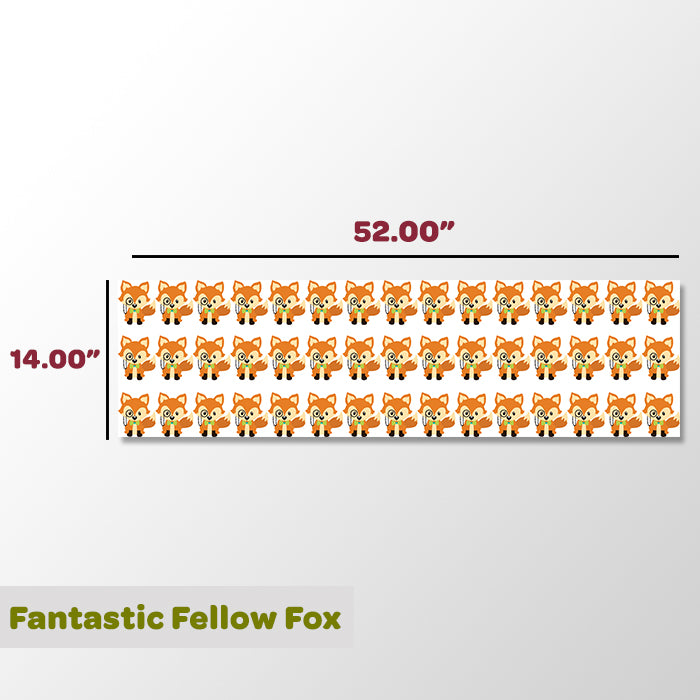 Fantastic Fellow Fox Mini Wall Art Stickers