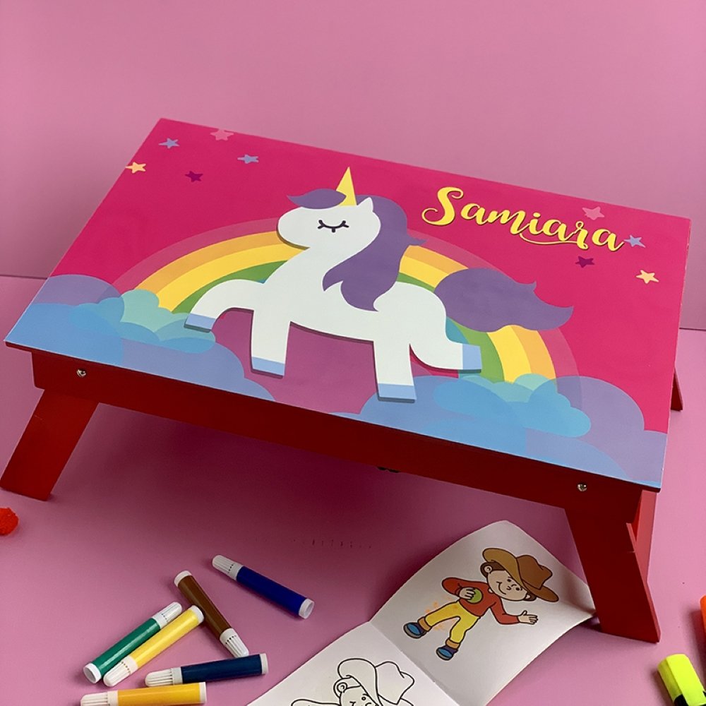 Folding Table- Unicorn