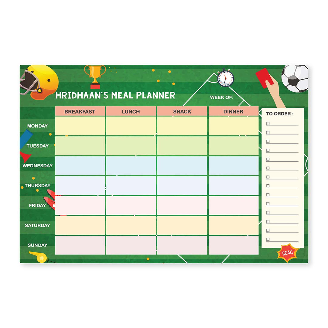 Meal Planner - Football