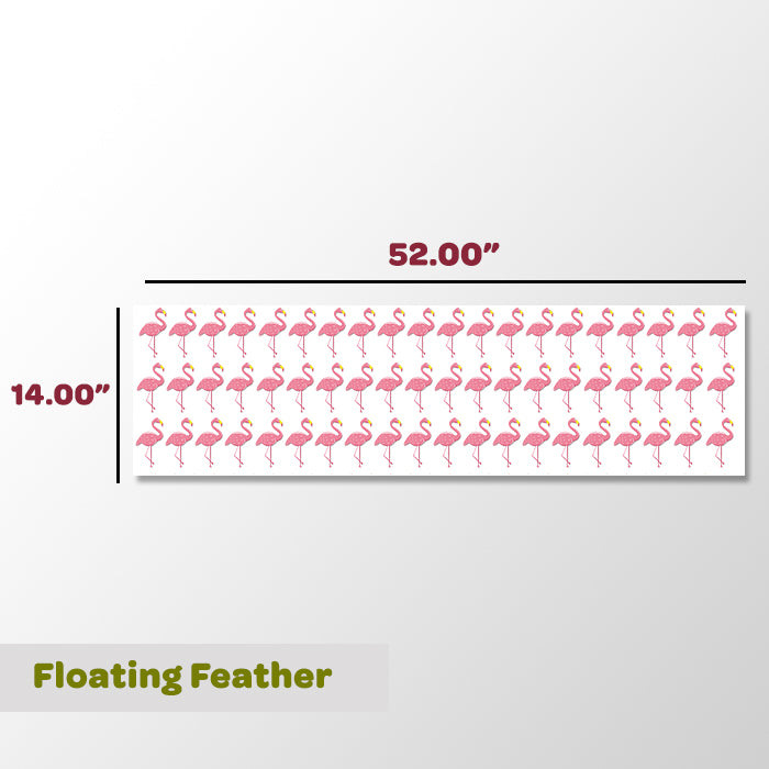 Fussy Flamingo Mini Wall Art Stickers