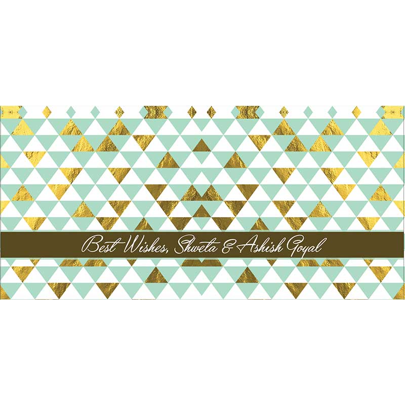Gold Geometry Gift Envelopes