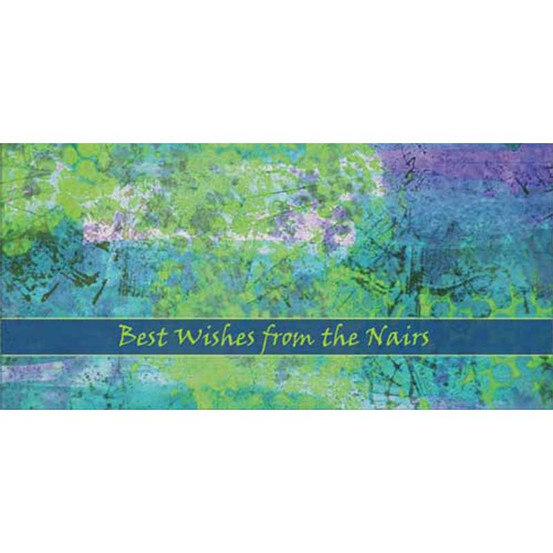 Blue water Color Gift Envelopes
