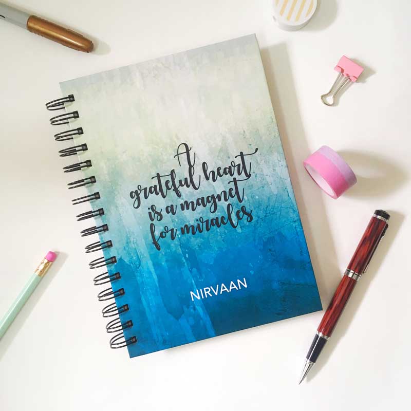 Water color Gratitude Journal