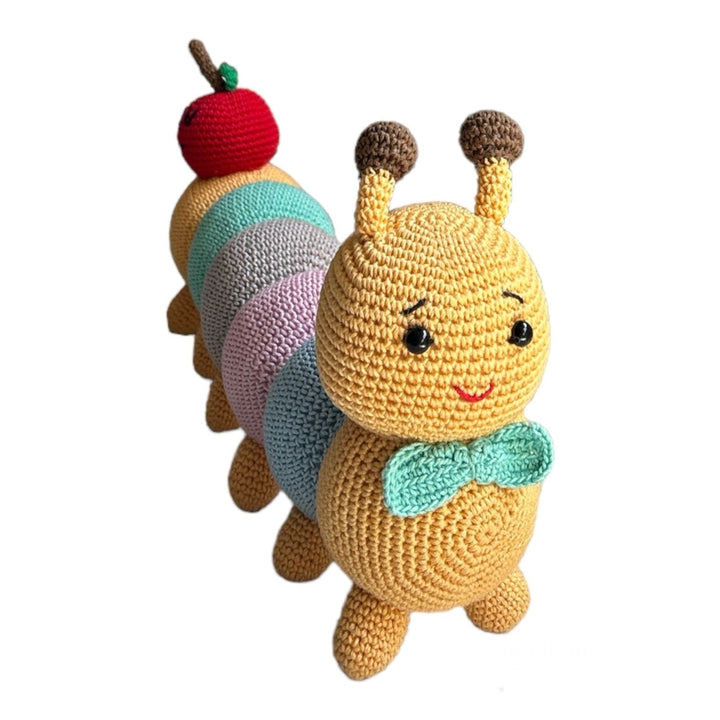 Crochet Toy- Colourful Caterpillar