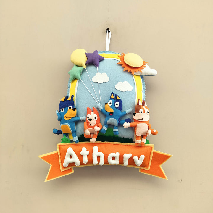 Bluey World Name Plate
