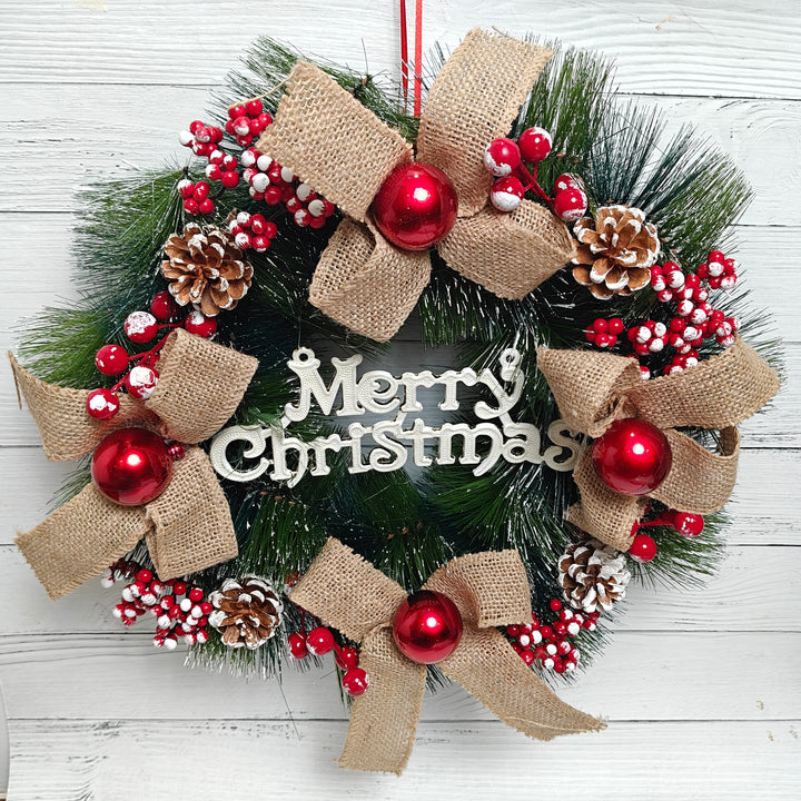 Rustic Noel Wreath
