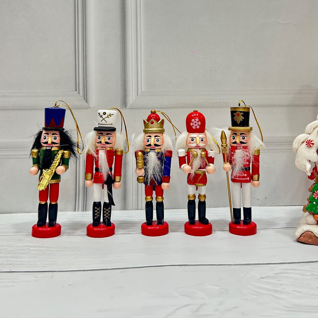 Babble Wrap Nutcracker Dynasty Ornaments (Set of 5)
