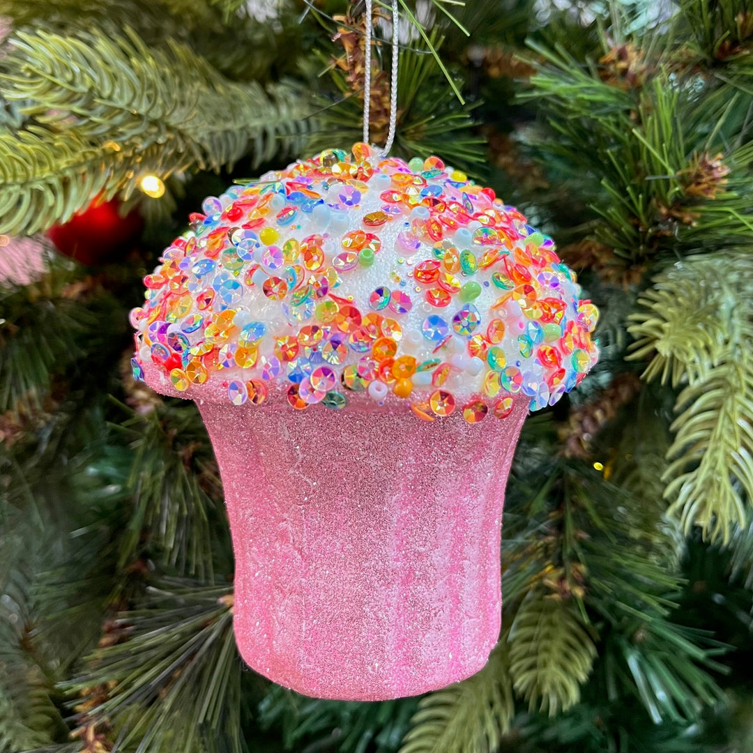 Babble Wrap Sugar Plum Cupcake Ornament