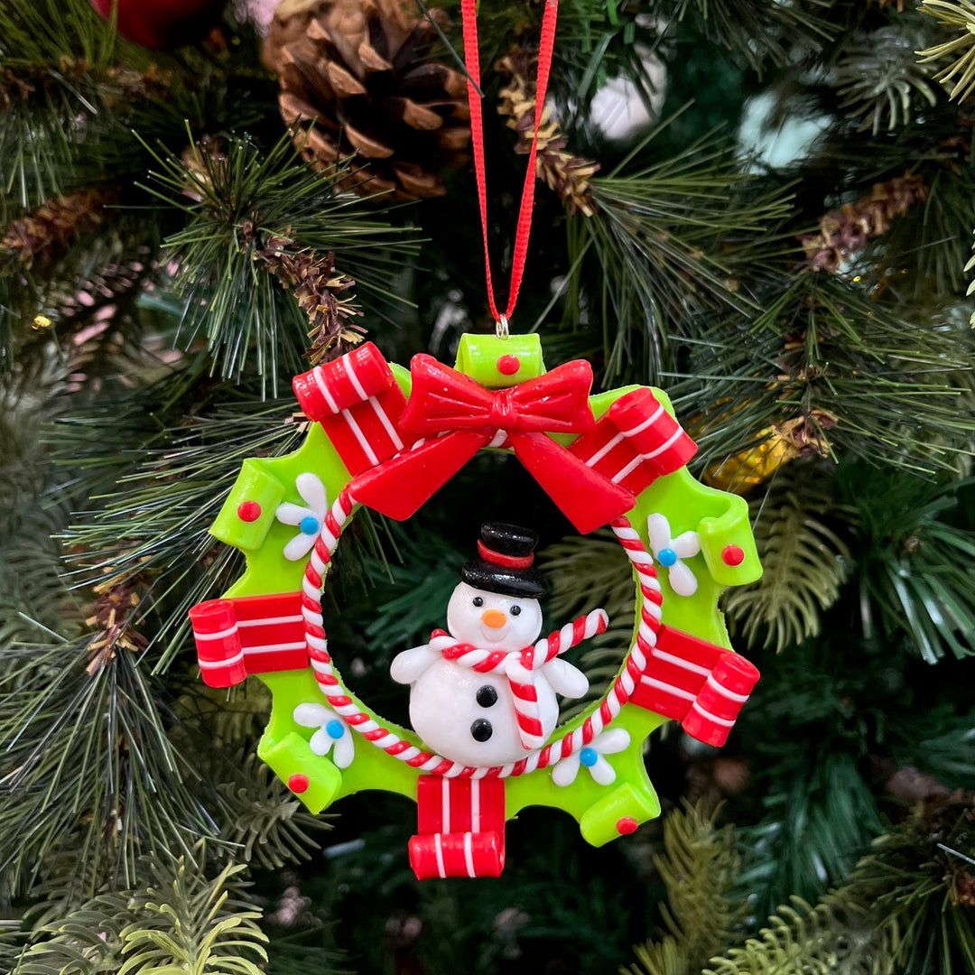 Babble Wrap Wreath Ornaments (Set of 3)