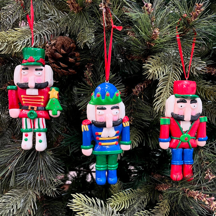 Babble Wrap Captain Soldier Nutcracker (Set of 3)