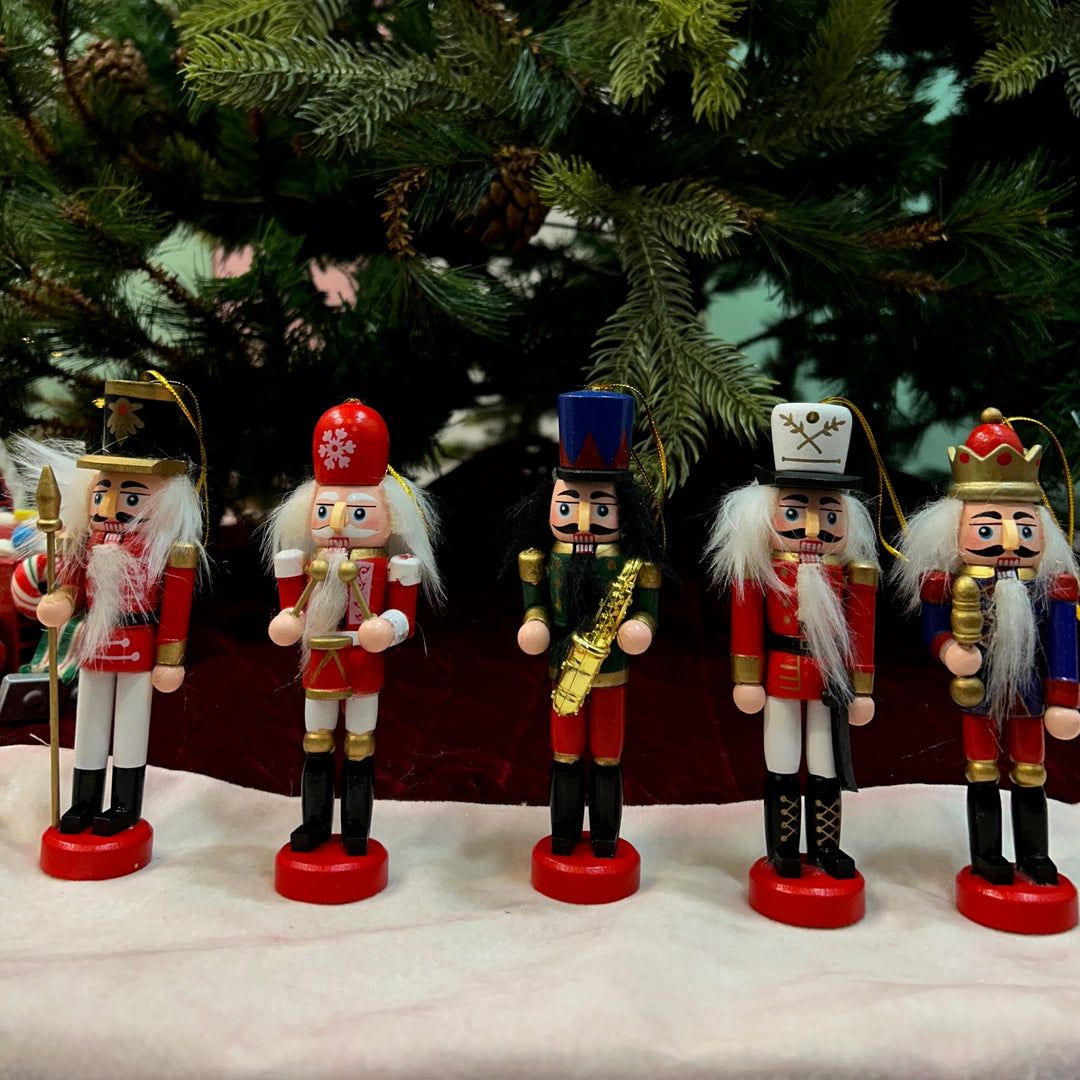 Babble Wrap Nutcracker Dynasty Ornaments (Set of 5)