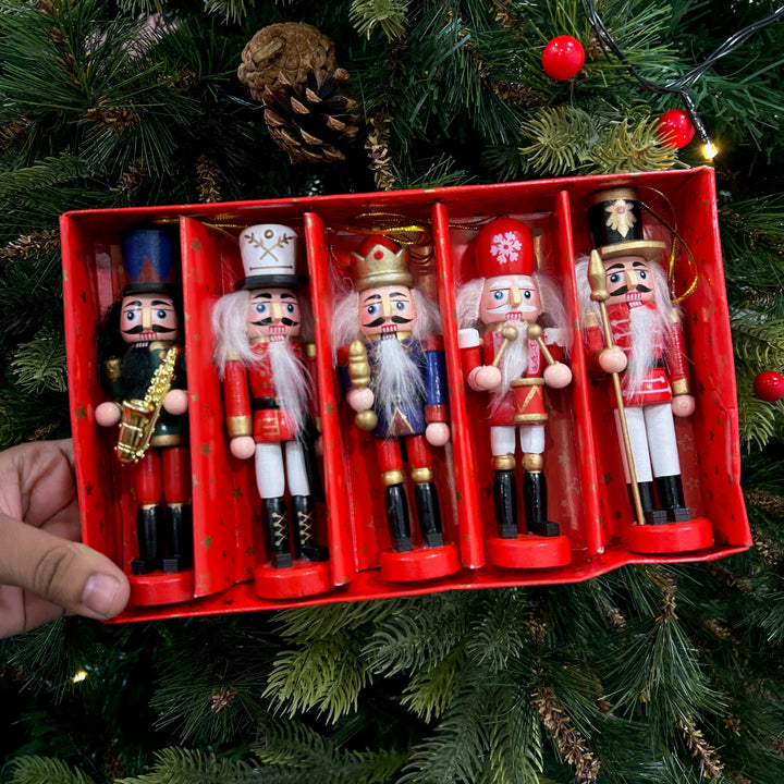 Babble Wrap Nutcracker Dynasty Ornaments (Set of 5)