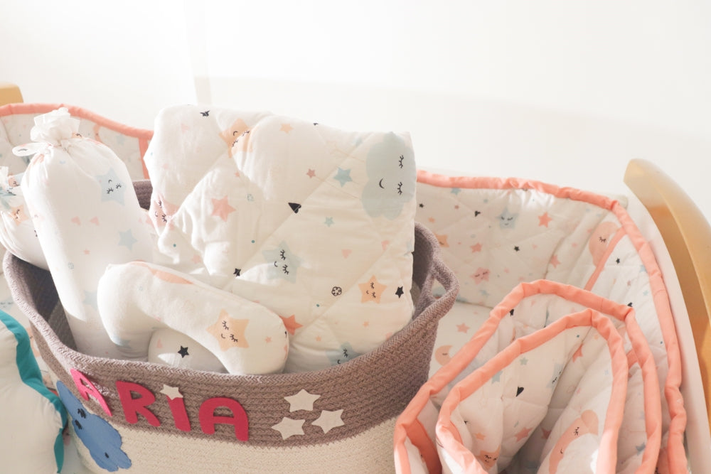 In The Sky - Organic Cot Bedding Gift Set