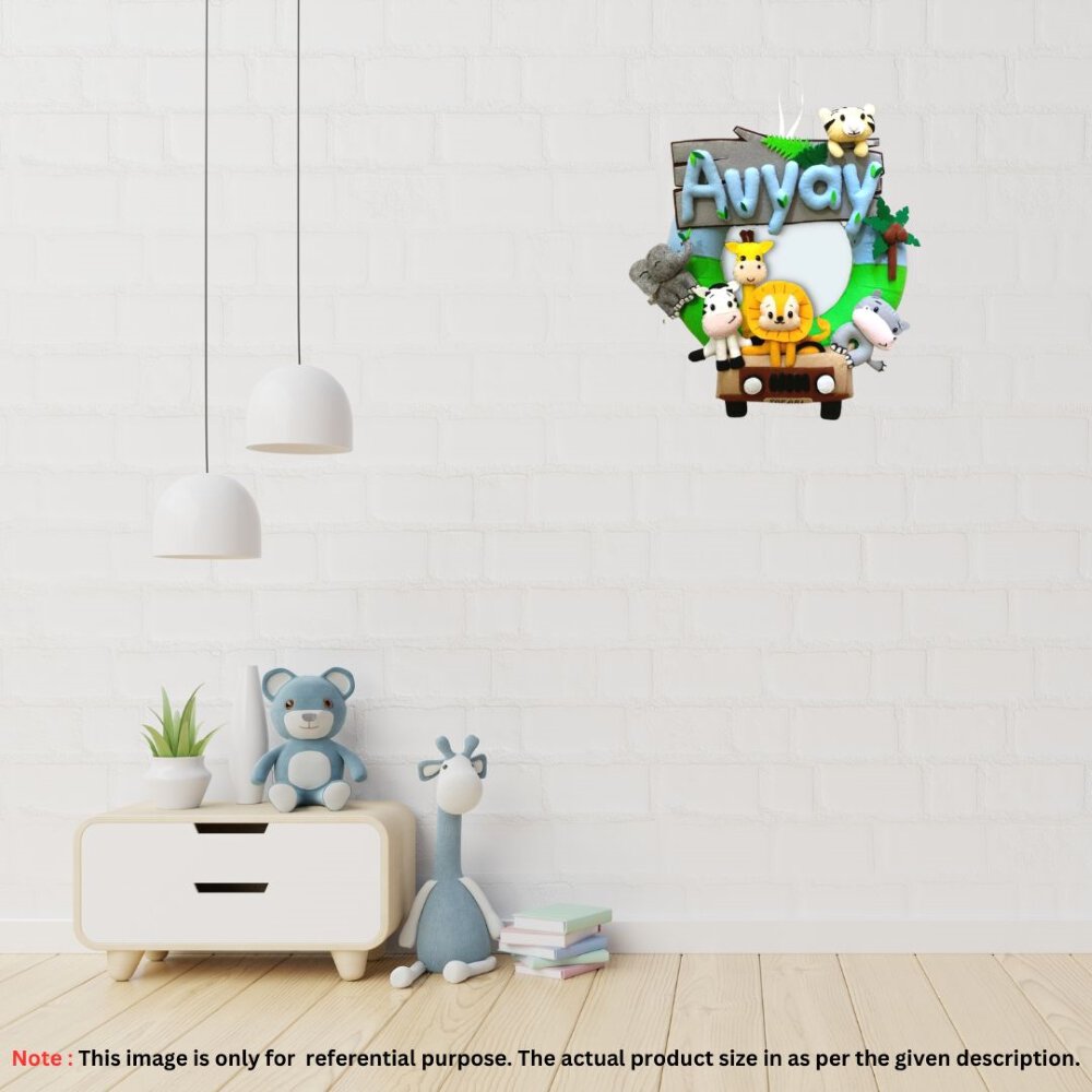 Junior Car Safari Personlised Ring Name Hanging