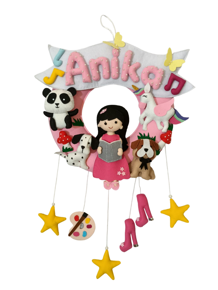 Junior Dog Lover Doll Name Ring