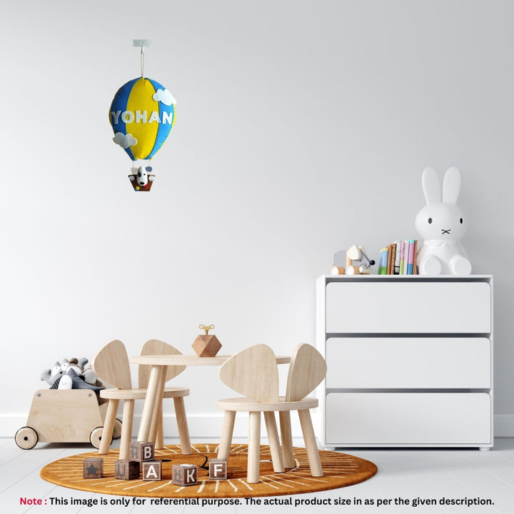 Junior Hot Air Balloon Name Hanging