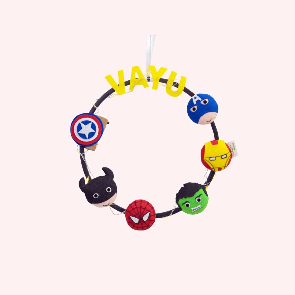 Junior Superhero Series Personalised Mini Hoop