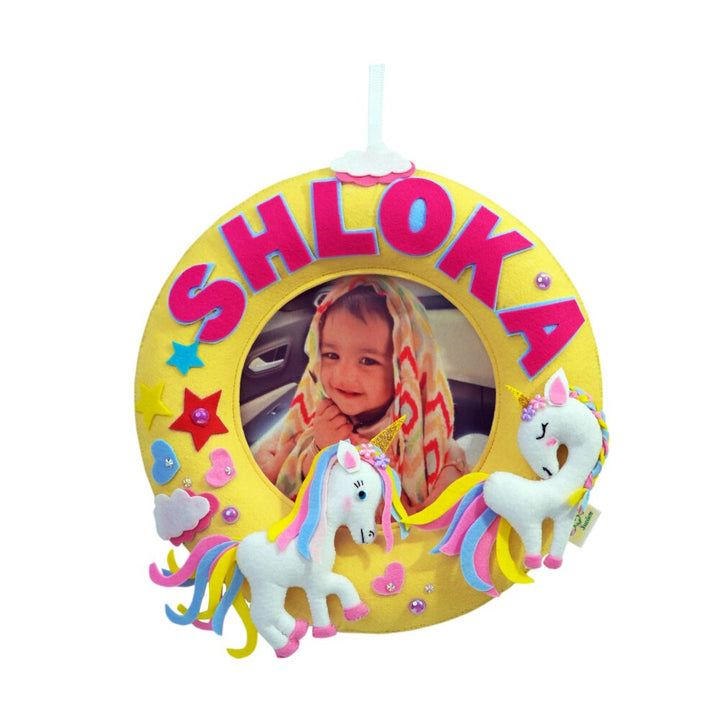 Junior Unicorn Dreams Personalised Photo Hoop