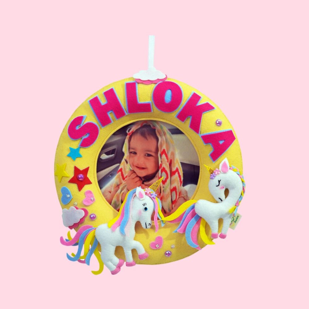 Junior Unicorn Dreams Personalised Photo Hoop