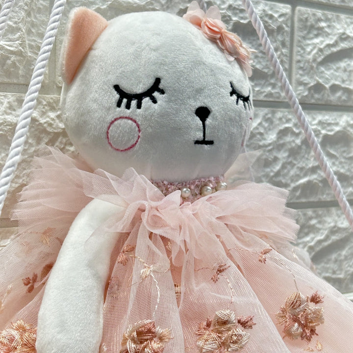 Kitty Cat Doll - Peachy Pink Ballerina