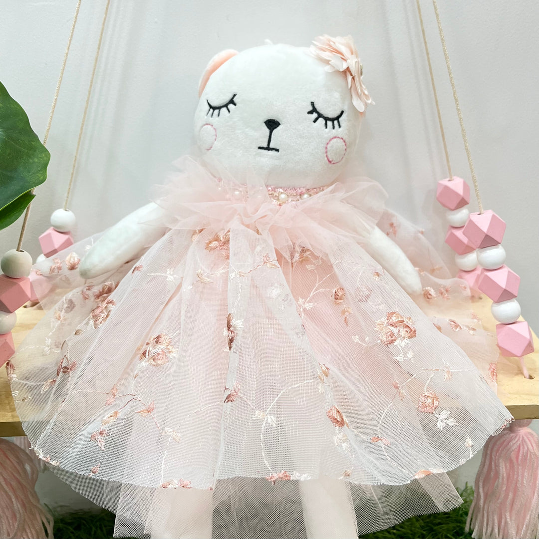 Kitty Cat Doll - Peachy Pink Ballerina
