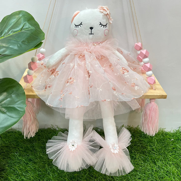 Kitty Cat Doll - Peachy Pink Ballerina