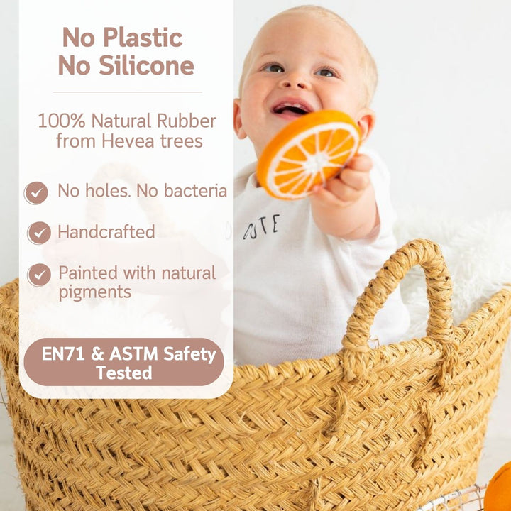 Clementino The Orange Natural Rubber Teether