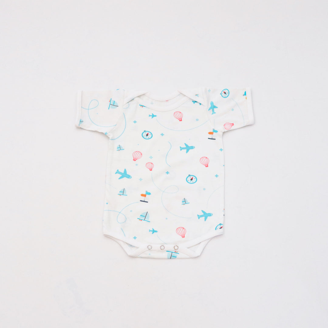 Lil Travellers Bodysuits - Set Of 2