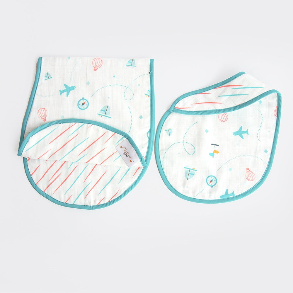 Lil Travellers Muslin Essentials - Set Of 6