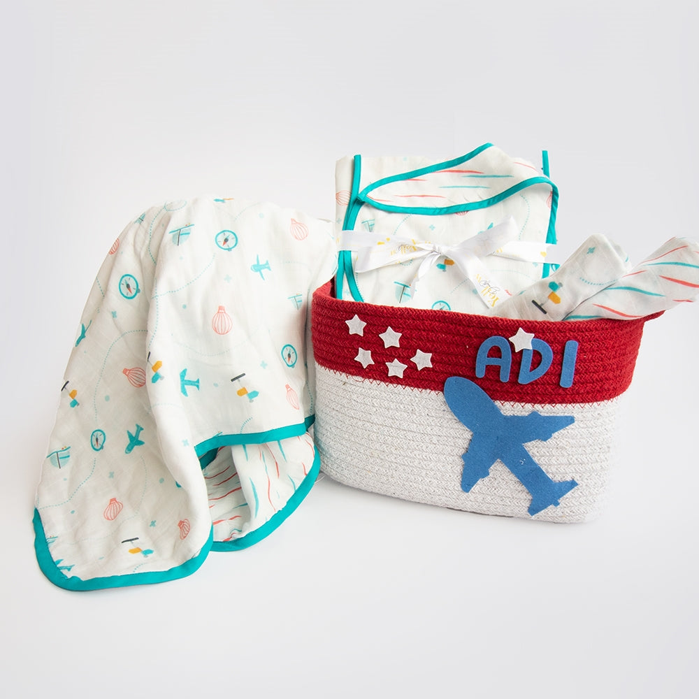 Lil Travellers & Doodle Rain-  Essentials Gift Basket