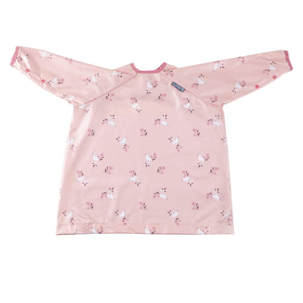 Long Sleeve Coverall Weaning Bib Curious Cottontails