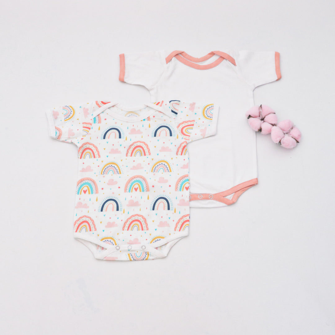 Look For Rainbows Bodysuits - Set Of 2