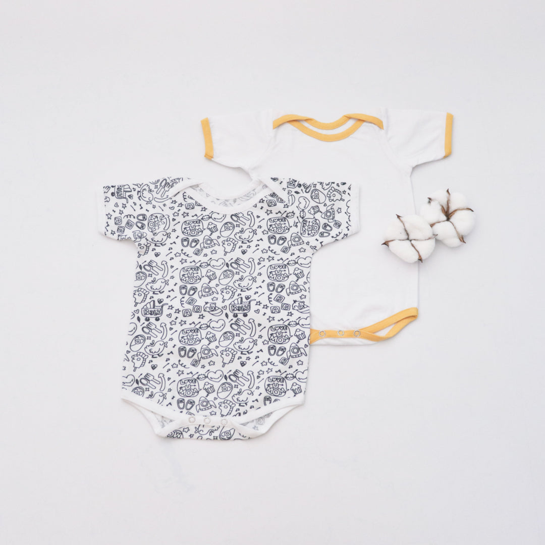 Love You Mom Bodysuits - Set Of 2