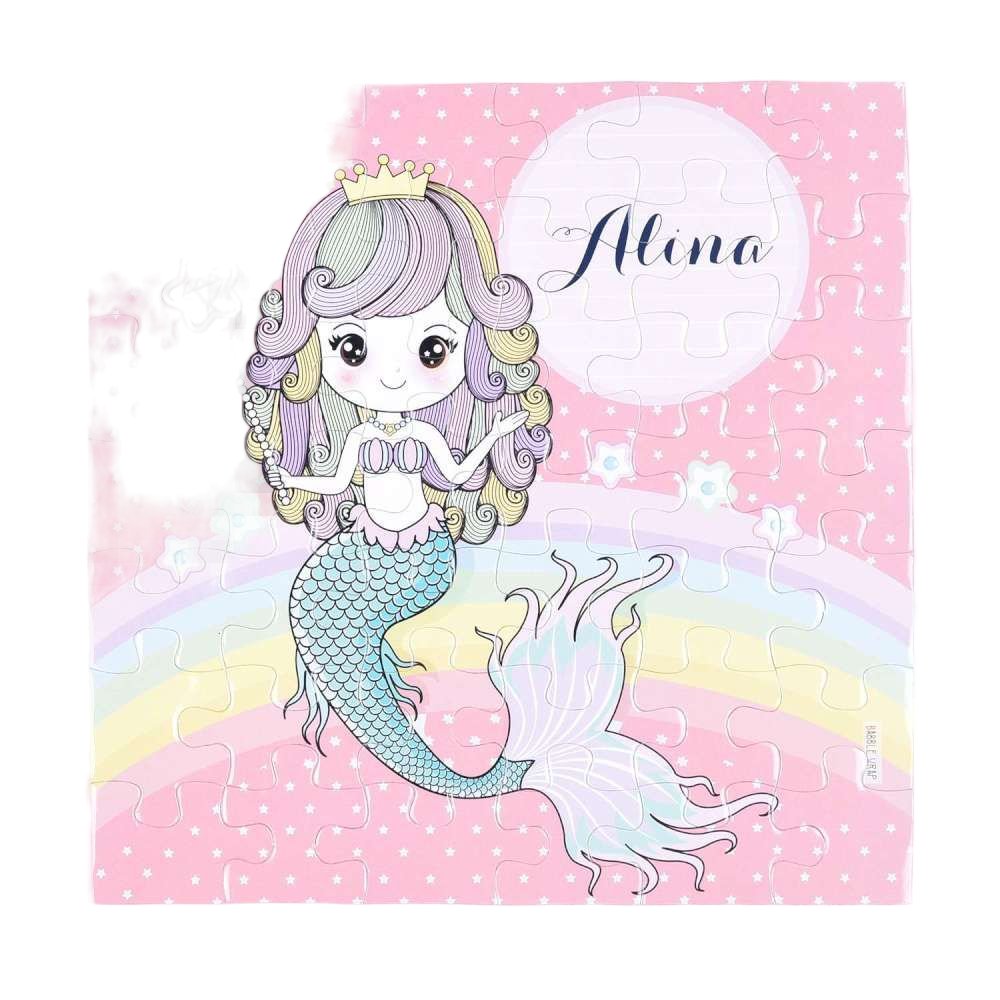 Magnetic Puzzles - Rainbow Mermaid