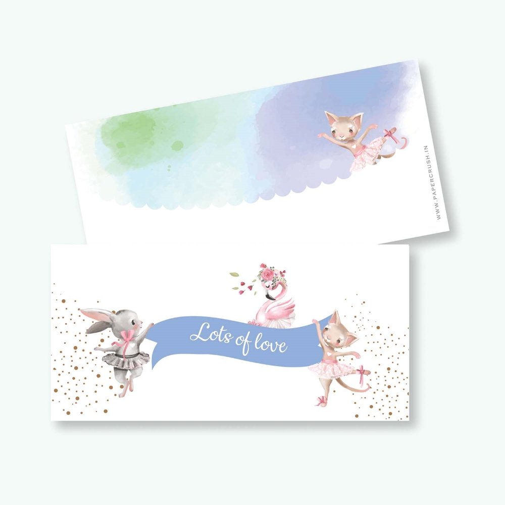 Money Envelopes - Bunny Ballerina (Set of 25)