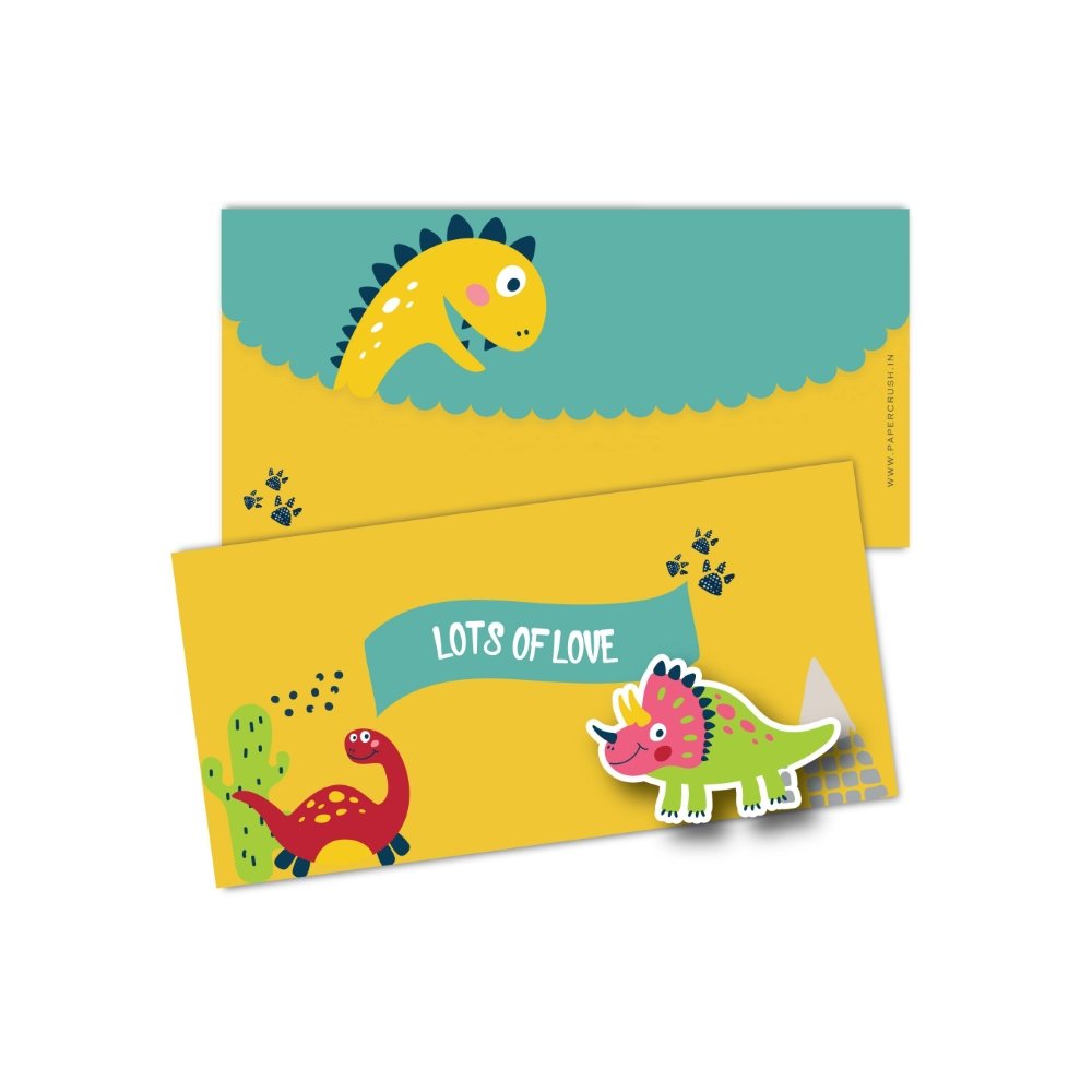 Money Envelopes - Dinosaur (Set of 25)