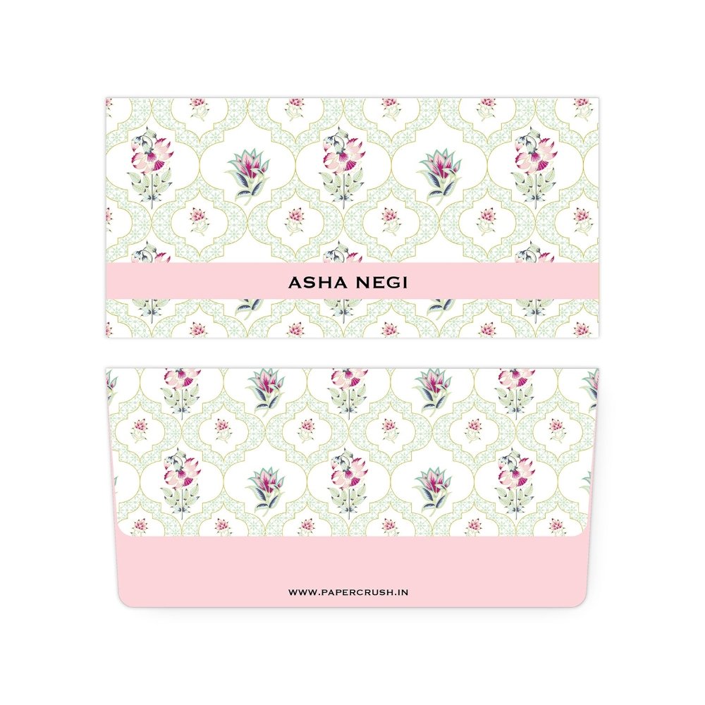 Money Envelopes - Floral Art (Set of 25)