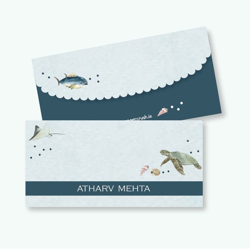 Money Envelopes - Marine World (Set of 25)