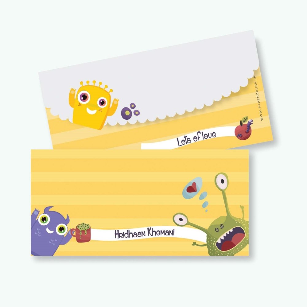 Money Envelopes - Monster (Set of 25)