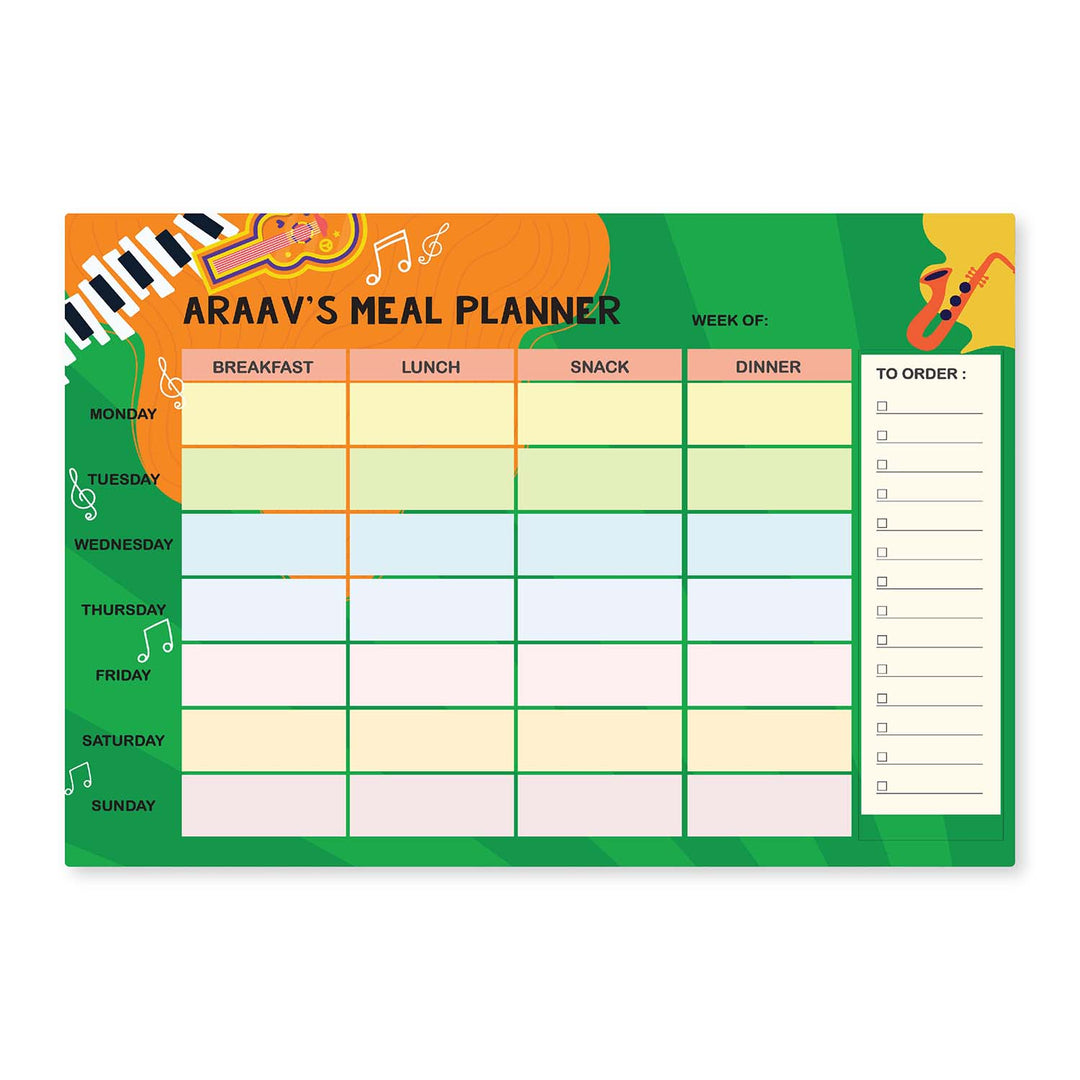 Meal Planner - Music Mania