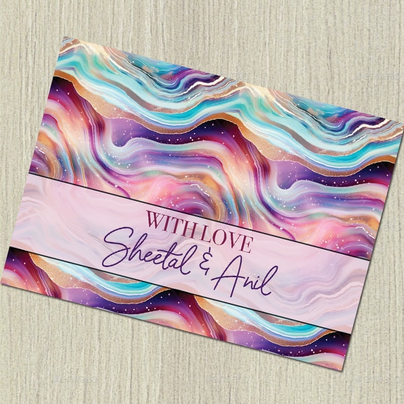 Wavy Colour Gift Notecards