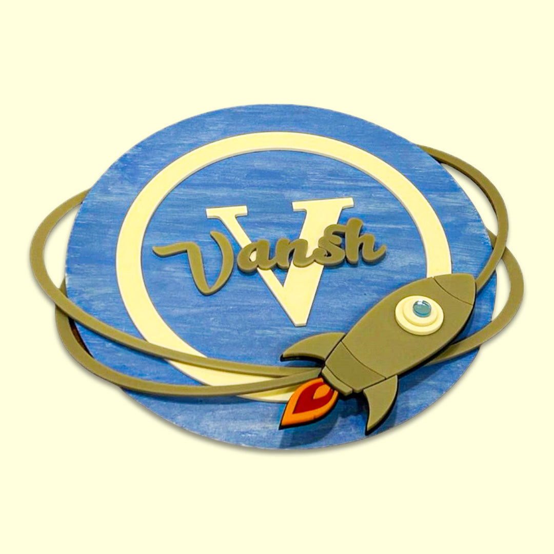 Name Plaque- Rocketeer